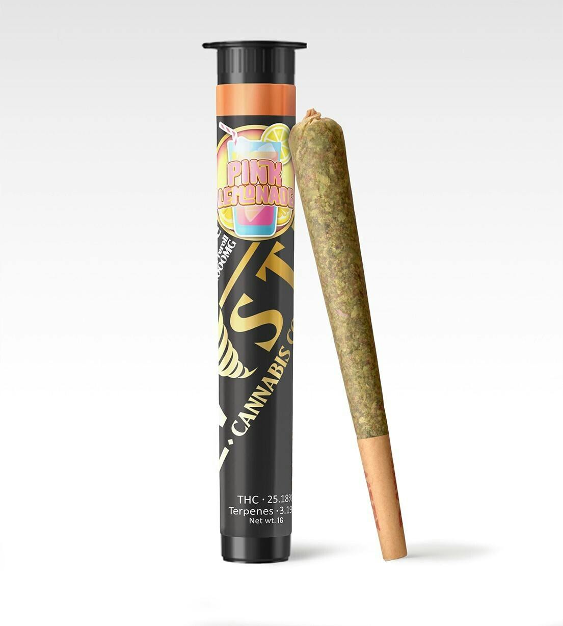 Twisted Preroll 1g - Pink Lemonade