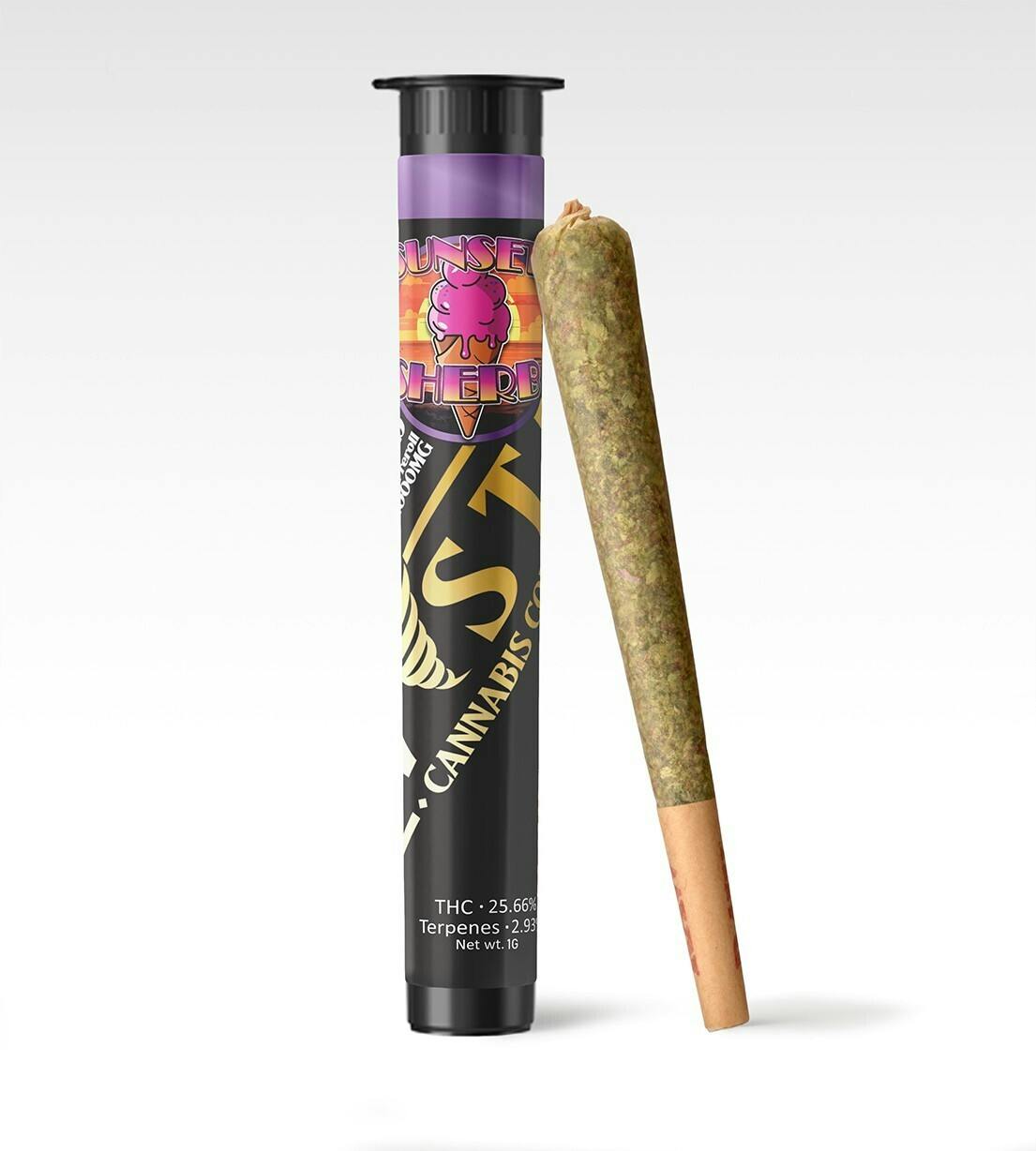 Twisted Preroll 1g - Sunset Sherb