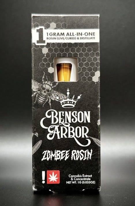 91 Triangle - Zombee Rosin AIO Vape 1G by Benson Arbor