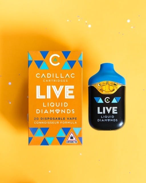 Cadillac LIVE 2g Disposable - Blue Zushi x Pineapple Fizz by Cadillac Cannabis