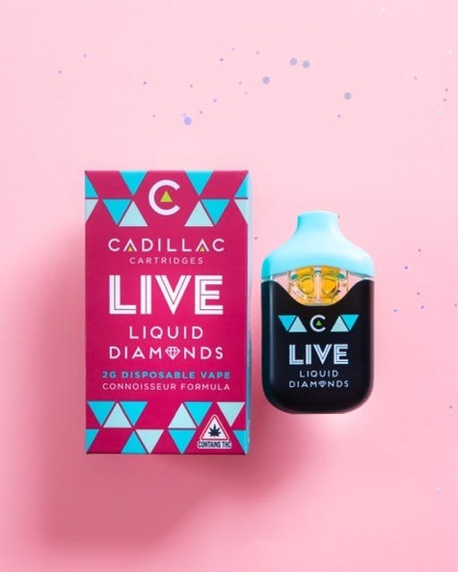 Cadillac LIVE 2g Disposable - Glitter Bomb x Red Congolese by Cadillac Cannabis