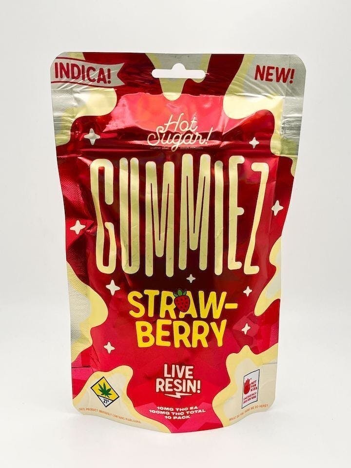 Gummiez | Strawberry Gummies | 100mg | 10ct | 10mg/ea