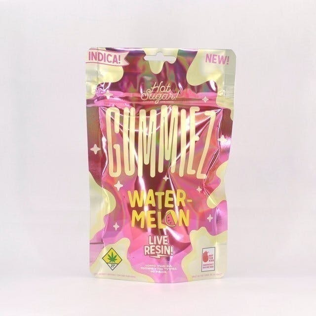 Gummiez | Watermelon Gummies | 100mg | 10ct | 10mg/ea