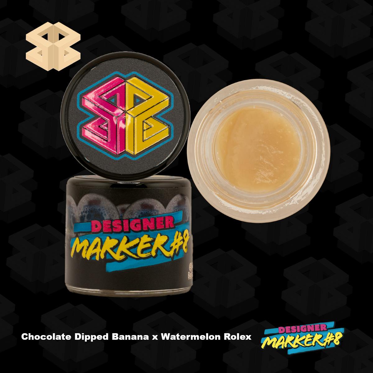 Burly Botanicals Designer Marker #19 1g Hash Rosin