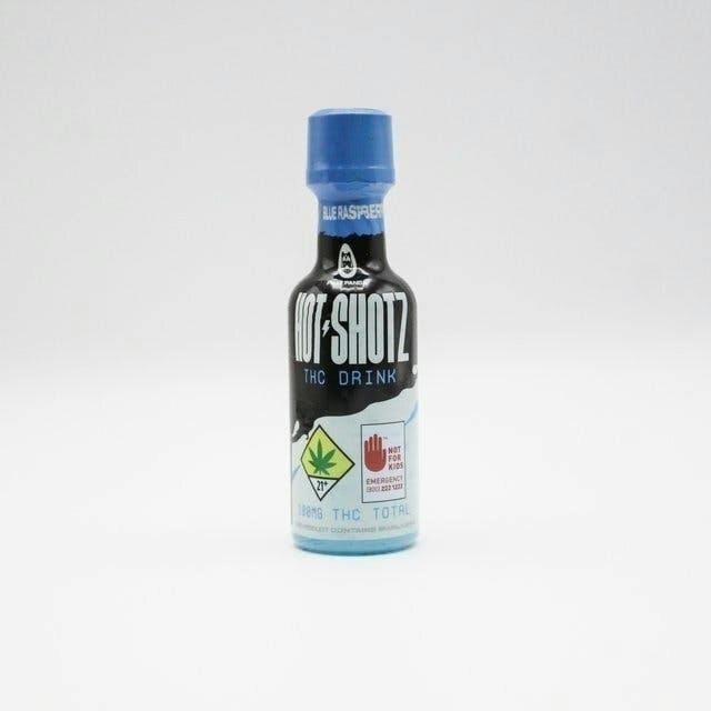 Hot Shotz | Blue Raspberry THC | Non-Carbonated | 100mg | 2oz