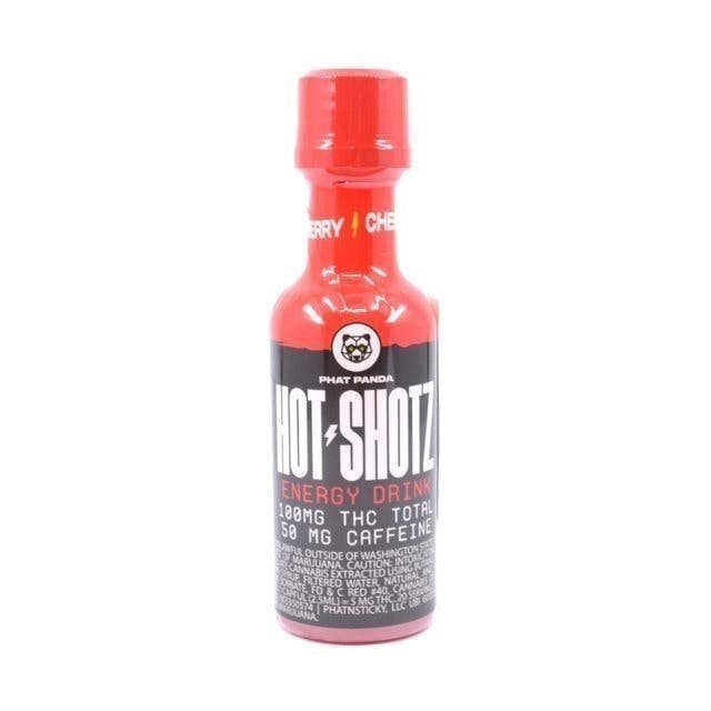 Hot Shotz | Cherry Energy | Non-Carbonated | 100mg | 2oz