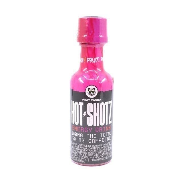 Hot Shotz | Fruit Punch Energy | Non-Carbonated | 100mg | 2oz