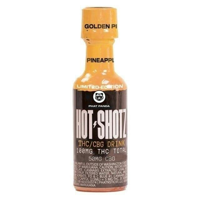 Hot Shotz | Golden Pineapple | Non-Carbonated | 100mg | 2oz