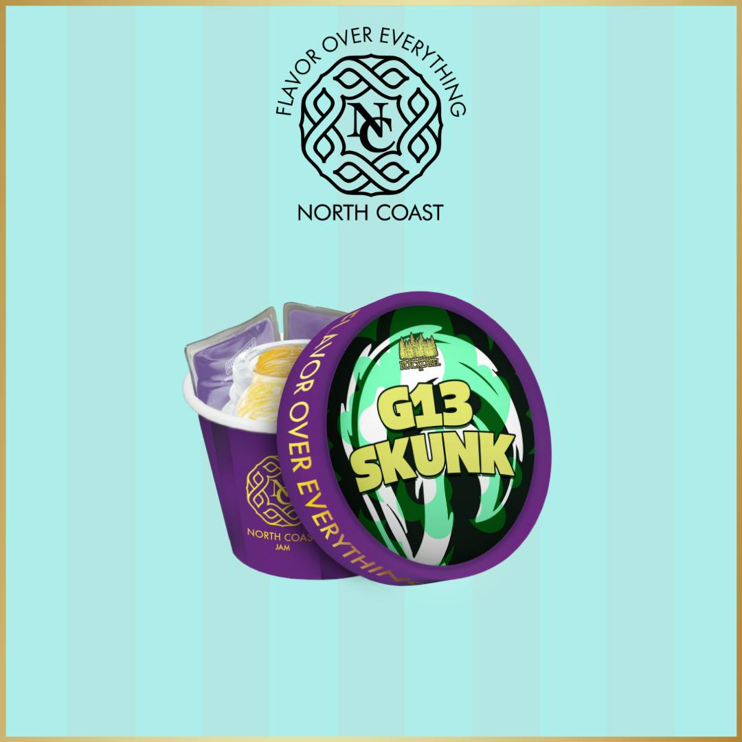 North Coast Concentrates Jam G13 Skunk OG 1g