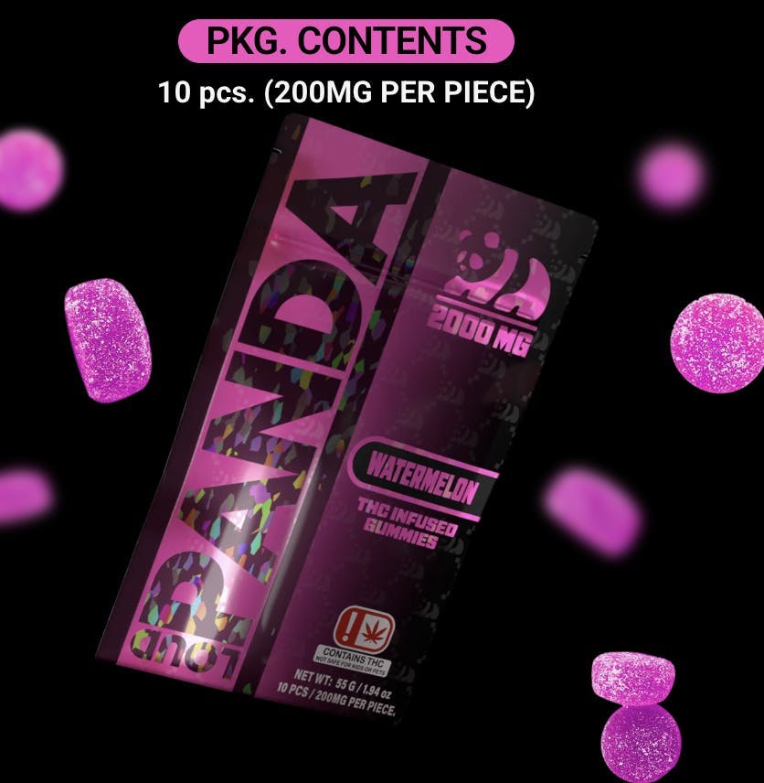 Watermelon Gummies | 2000mg | 10ct | 200mg/ea