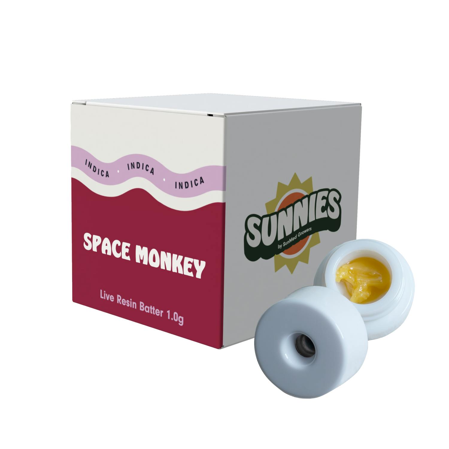 Space Monkey Live Resin Batter 1.0g at Stoked Dispensary