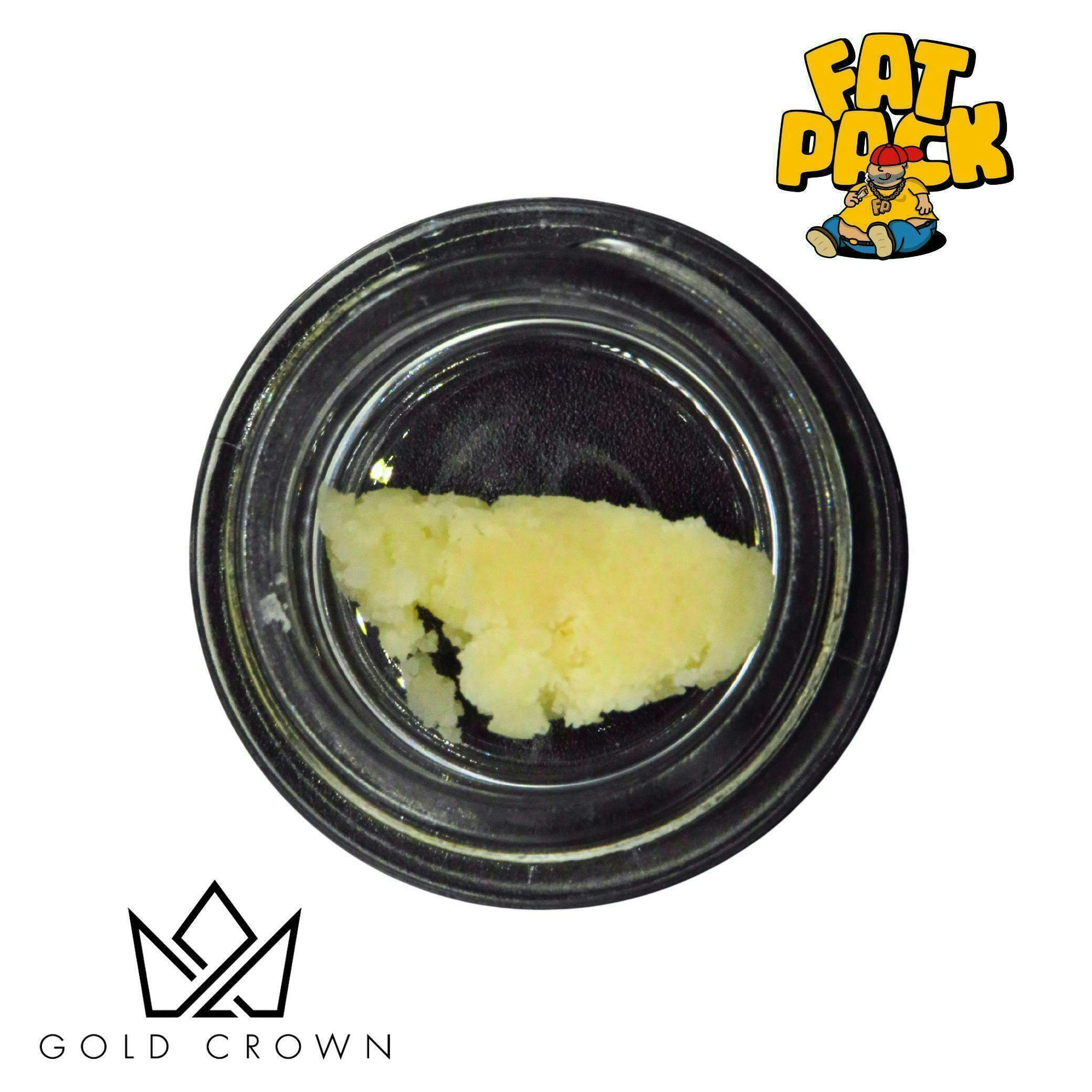 Gold Crown x Fat Pack | Blockberry | Badder | 1g at Bloom City Club Sturgis Dispensary