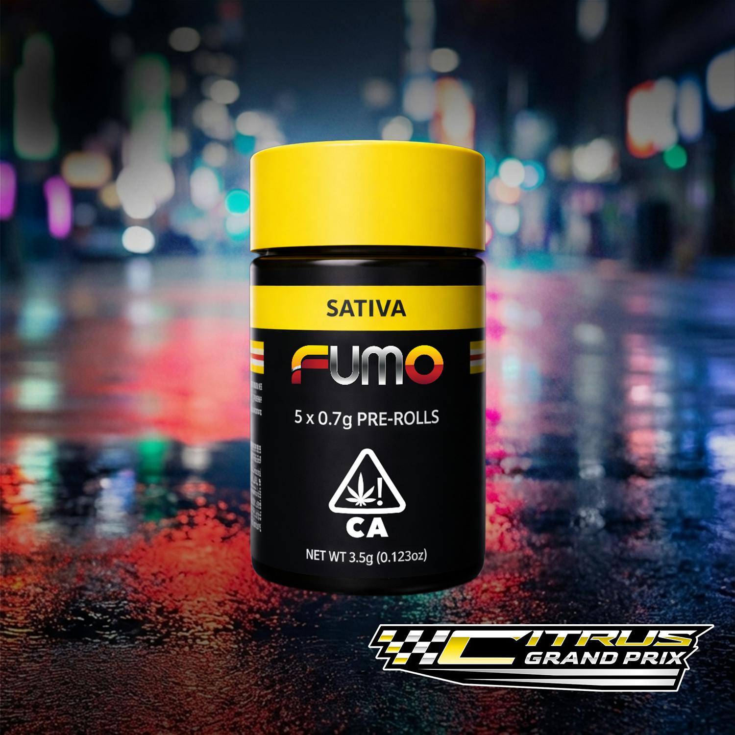 FUMO CITRUS GRAND PRIX Pre-rolls 3.5g (5 x .7g) - Premium Indoor Flower