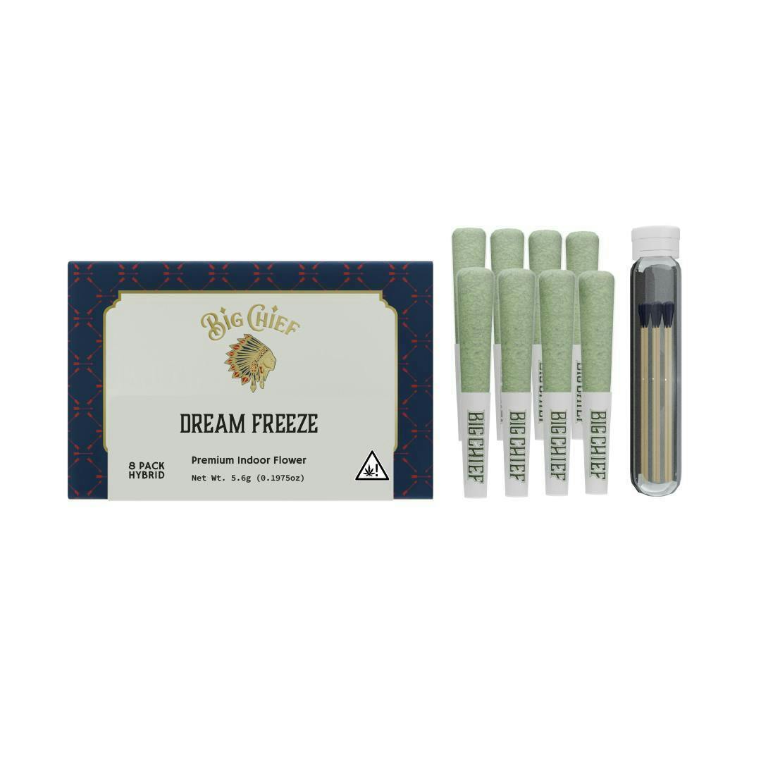 洋楽 G-Rap Big Cheef Big Chief | Dream Freeze | Joint | 0.7g each | 8pk - Big Chief