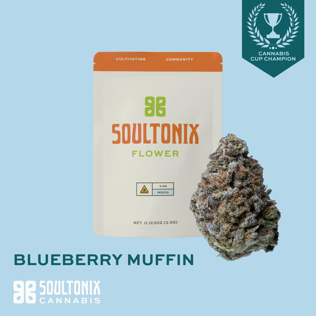 SoulTonix | Blueberry Muffin #4 | Big Buds | 3.5g by SoulTonix