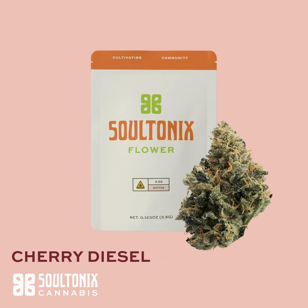SoulTonix | Cherry Diesel | Big Buds | 3.5g by SoulTonix
