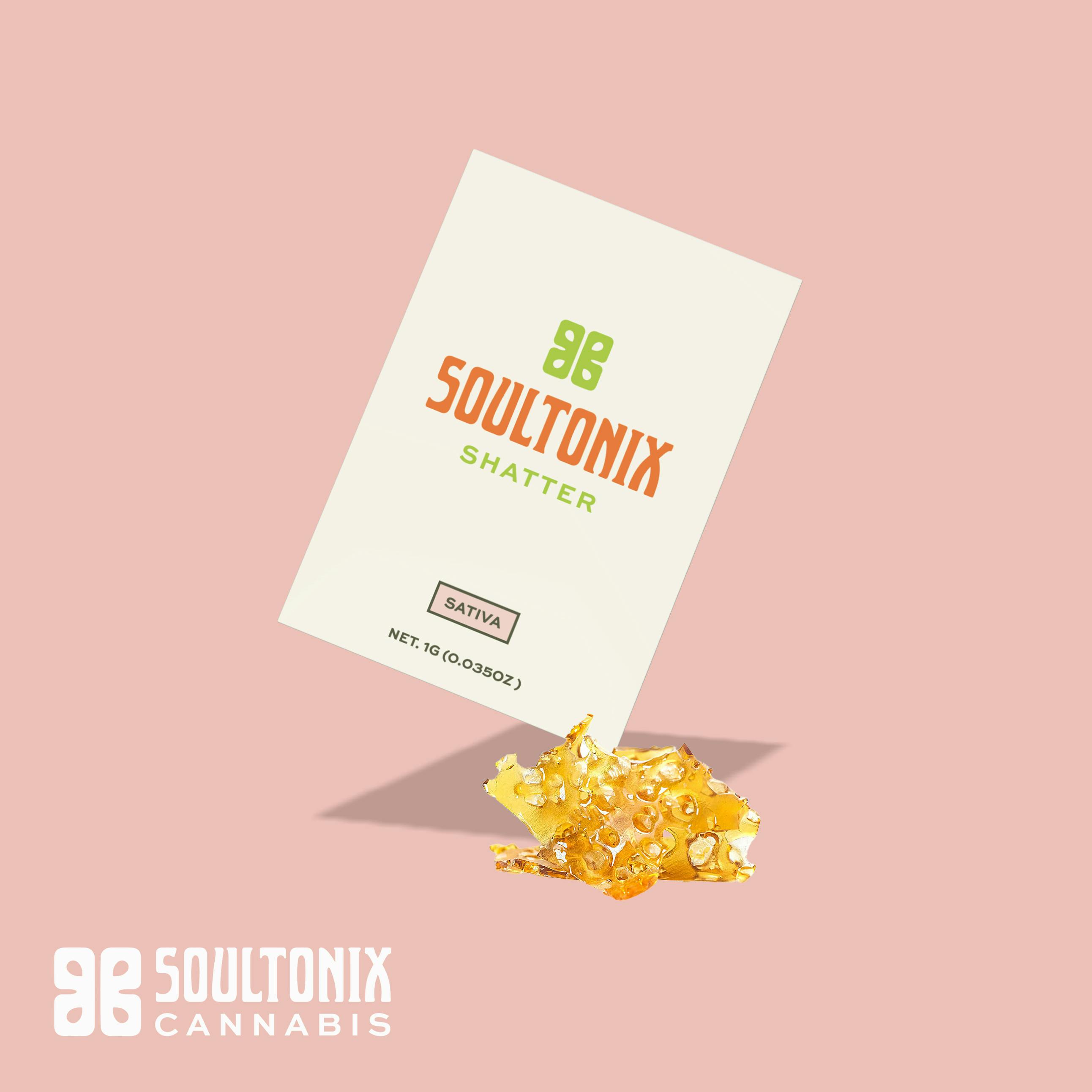 SoulTonix | Bruce Banner | Shatter | 1g at Lone Peak Cannabis Company