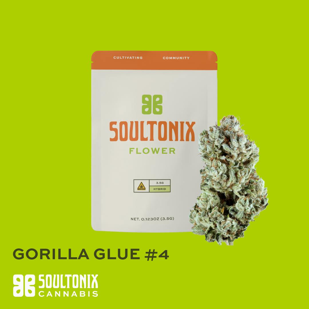 SoulTonix | Gorilla Glue #4 (GG4) | Big Buds | 3.5g by SoulTonix