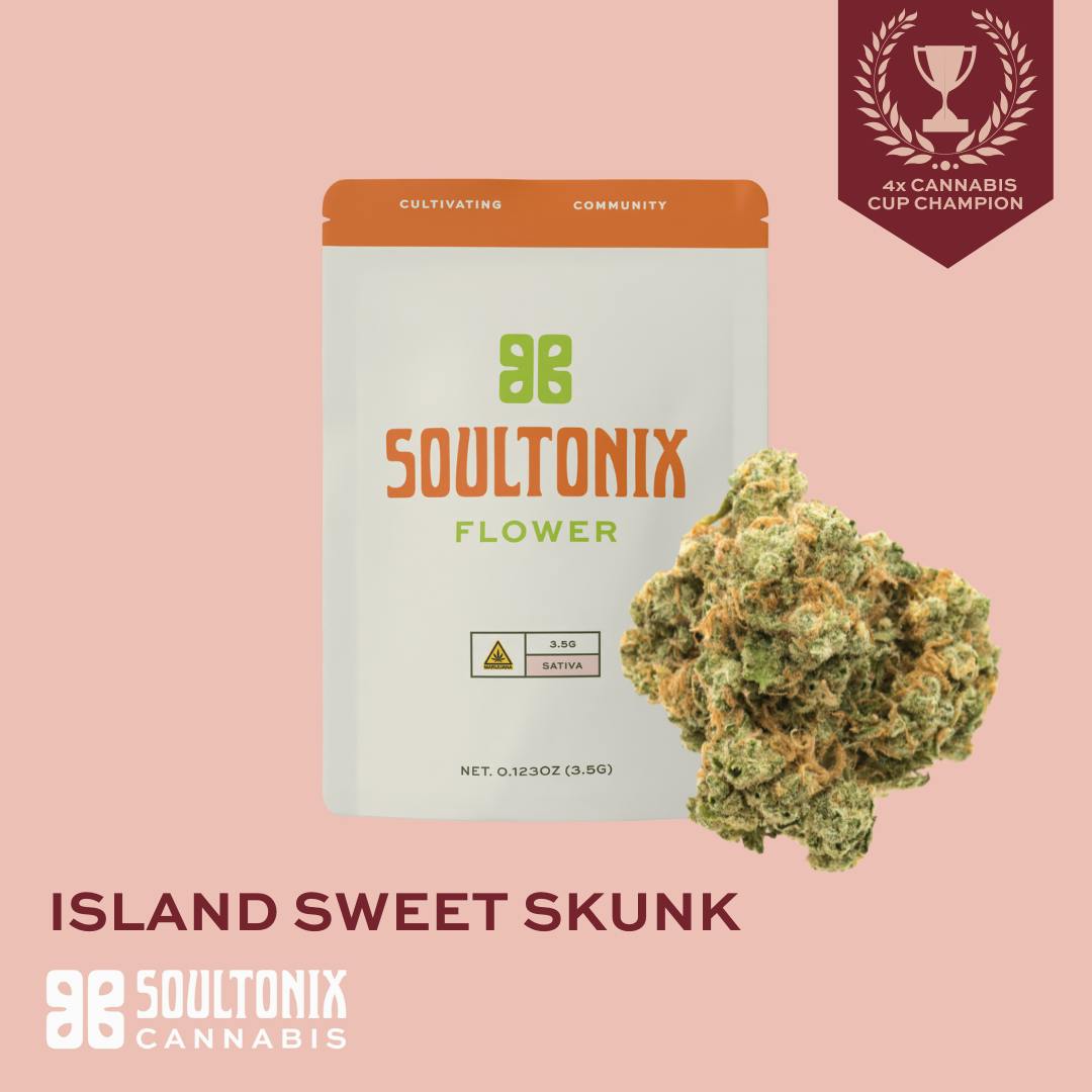 SoulTonix | Island Sweet Skunk | Big Buds | 3.5g by SoulTonix