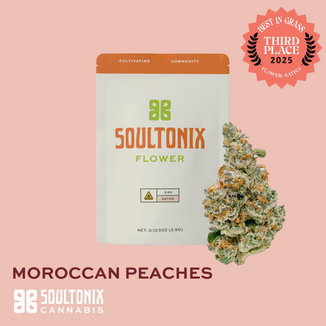 SoulTonix | Moroccan Peaches | Big Buds | 3.5g by SoulTonix