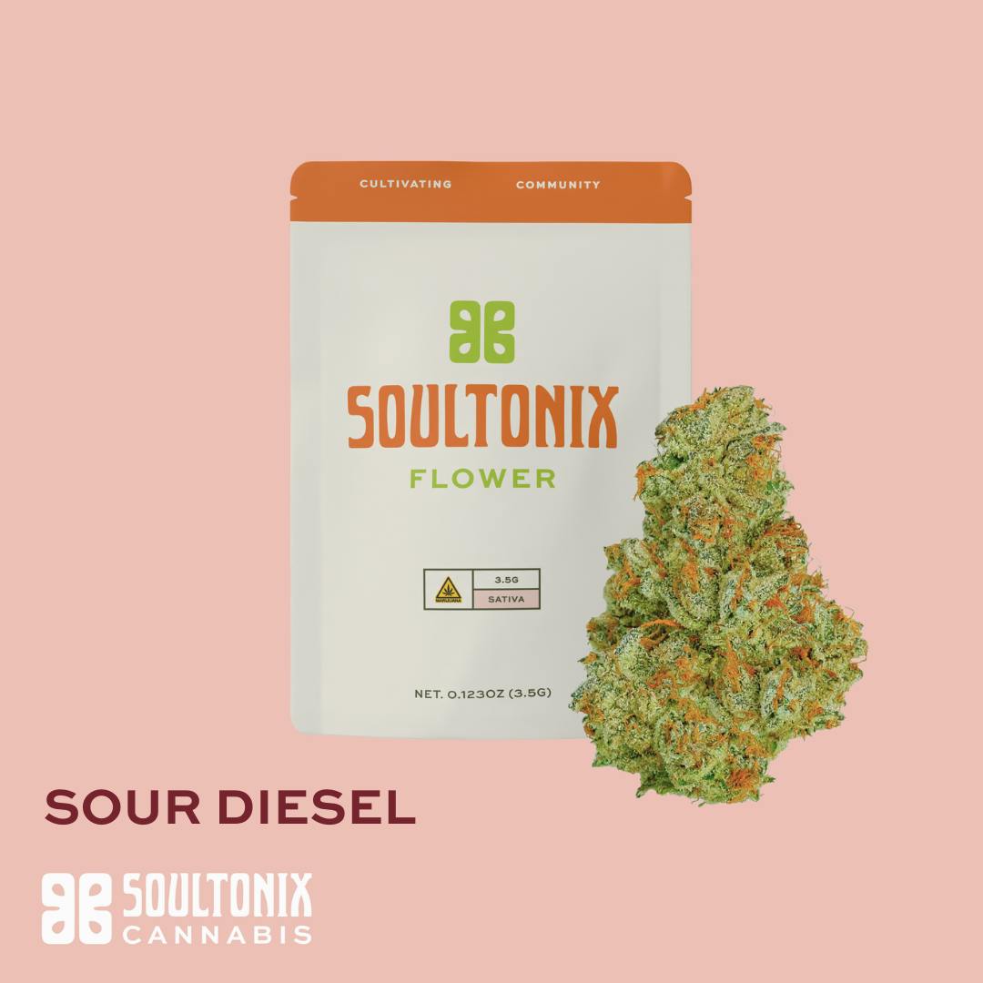 SoulTonix | Sour Diesel | Big Buds | 3.5g by SoulTonix