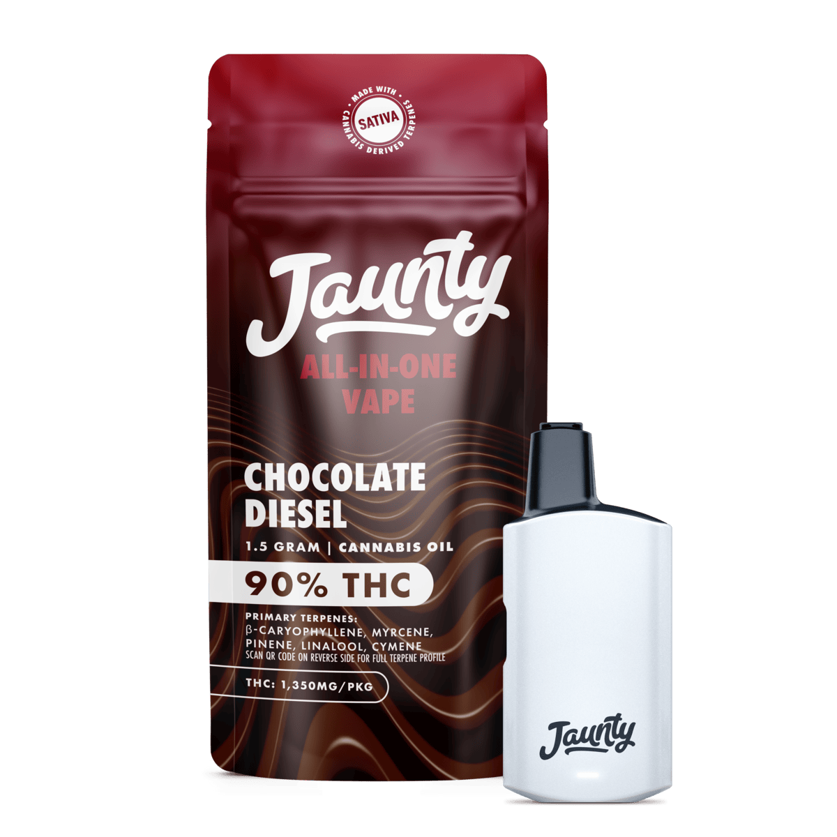 Chocolate Diesel | AIO Palm | Sativa | 1.5g - Jaunty