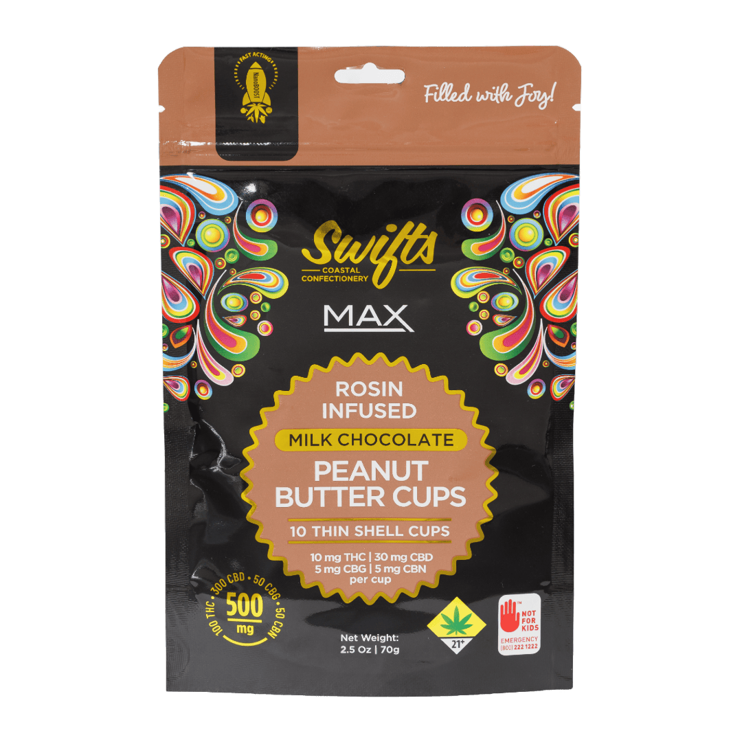 Swifts Peanut Butter Cups Milk Chocolate MAX | 50mg - ROSIN at The Bake Shop (Union Gap)