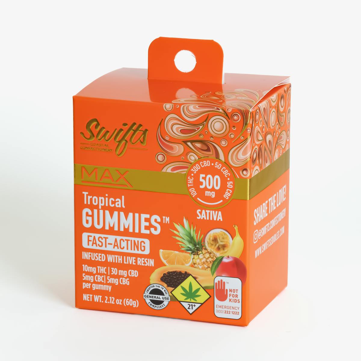 Swifts Edibles: Tropical Max