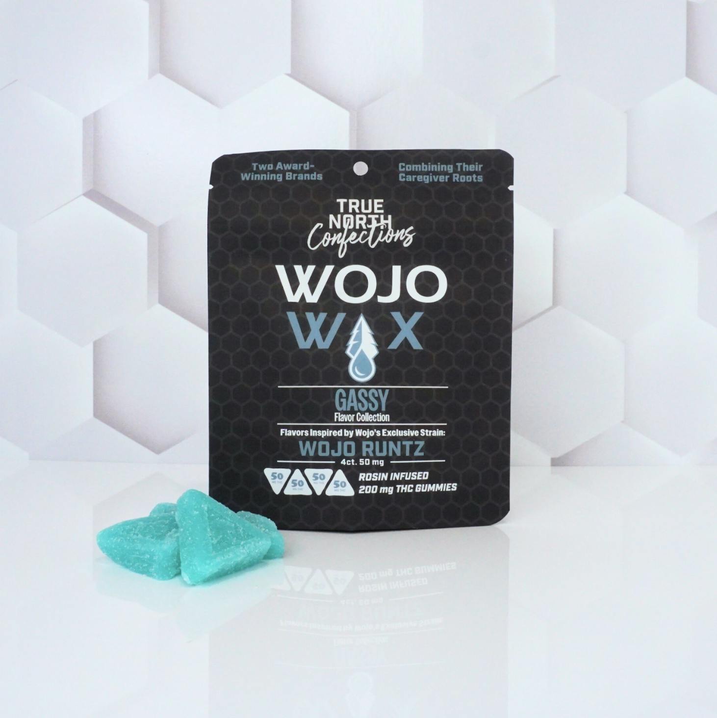 Wojo Co x True North - Wojo Runtz - Live Hash Rosin Gummies 200mg 4pk