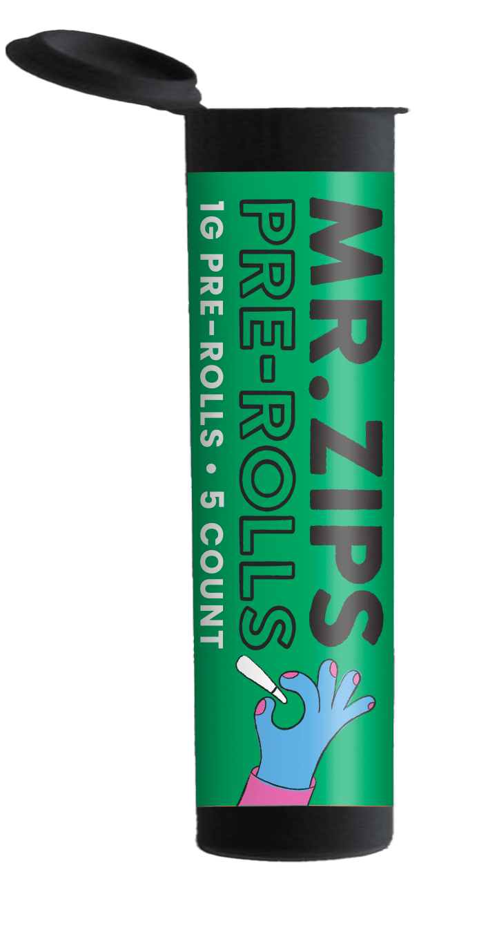 MR. ZIPS | Peanut Butter Breath | Hybrid | Pre-Roll | 5-Pack 1g