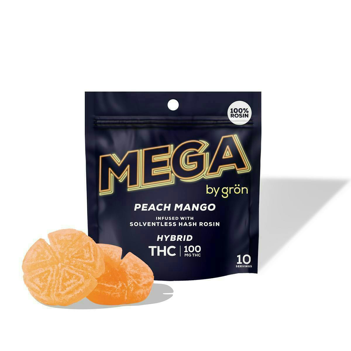 Grön Edibles: Peach Mango Mega - /
