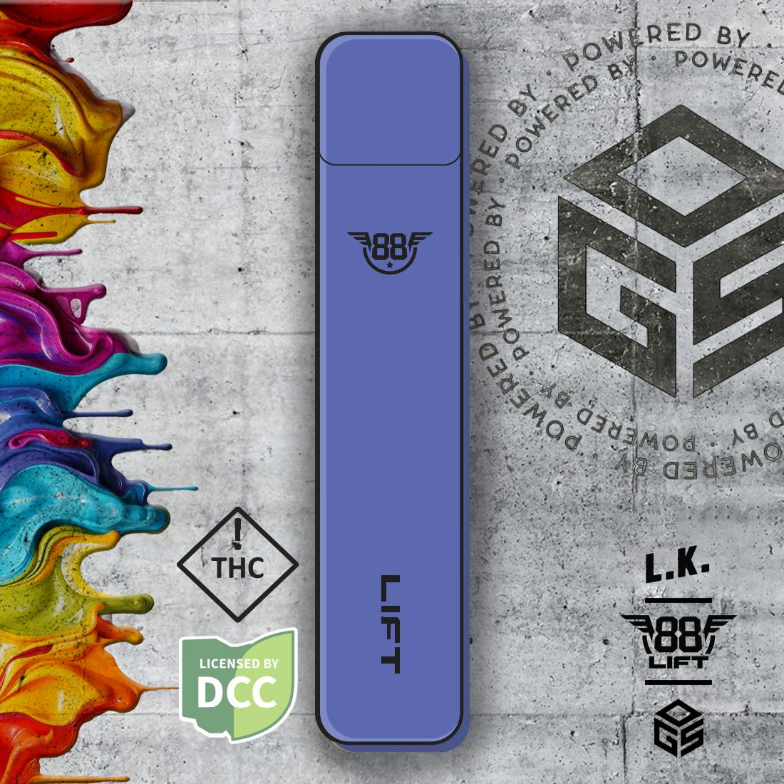 88 Lift | L.K. | 2.0 Rechargeable Disposable | [1g]