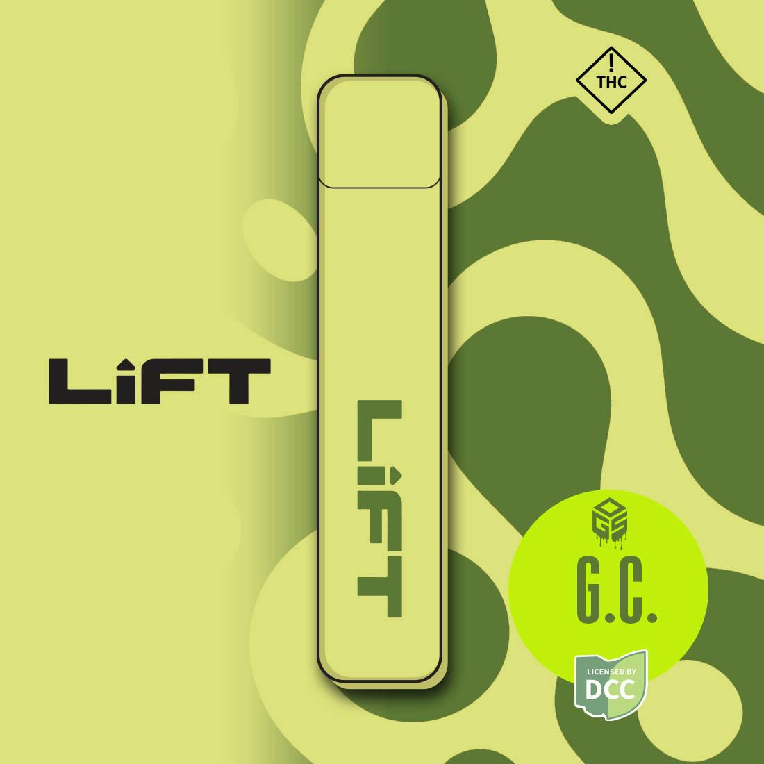 88 Lift | Green Cush | 2.0 Rechargeable Disposable | [1g]