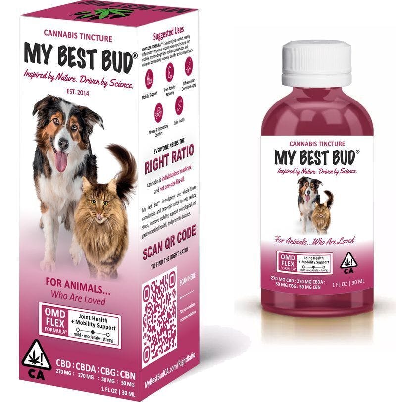 OMD Flex 270mg CBD:270mg CBDA:30mg CBG:30mg CBN 1 fl oz