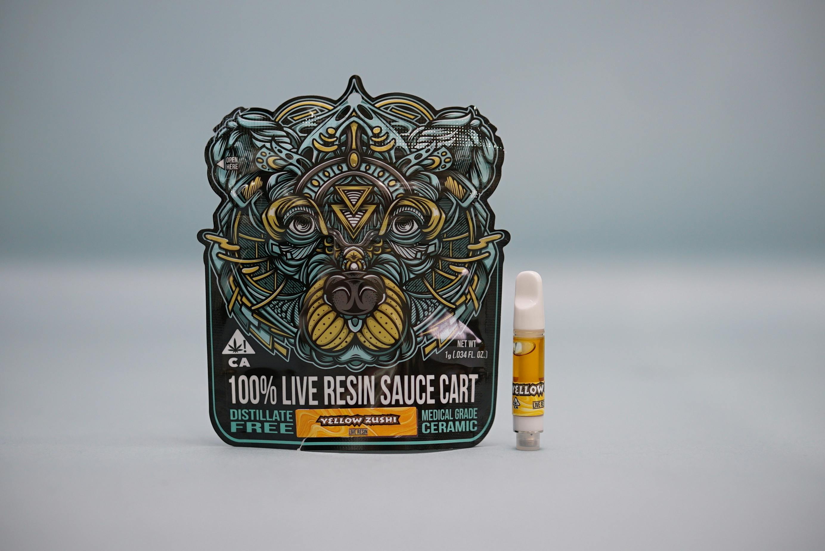 Yellow Zushi Threaded Cartridge