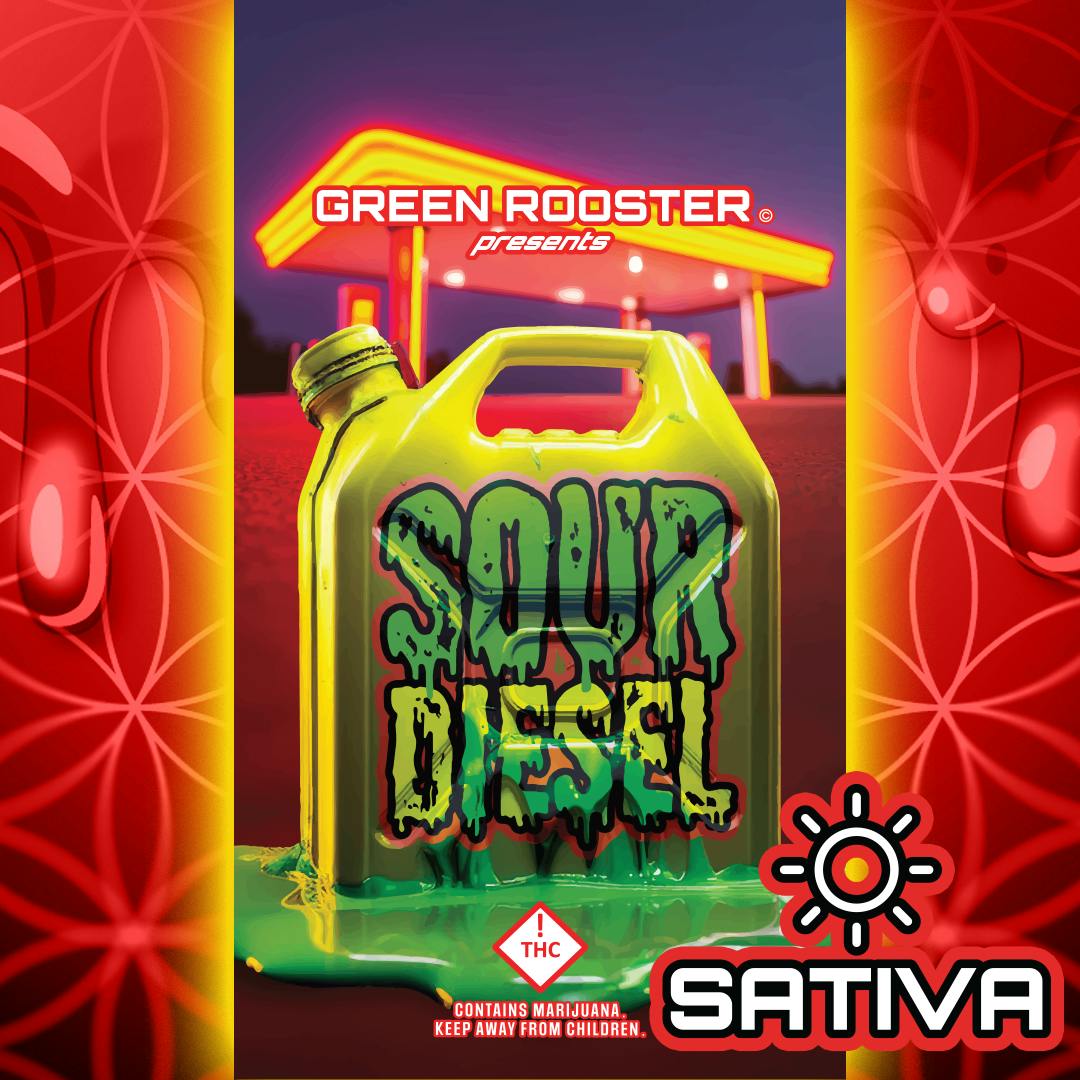 Vape Cartridge – 510 Thread – Distillate – Sour Diesel – 1g