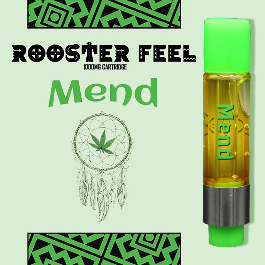 Vape Cartridge – 510 Thread – Distillate – Mend – 1g