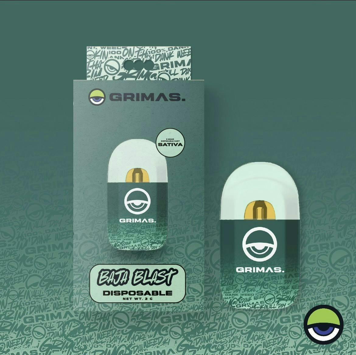 Grimas | 2g Liquid Badder Disposable | Baja Blast