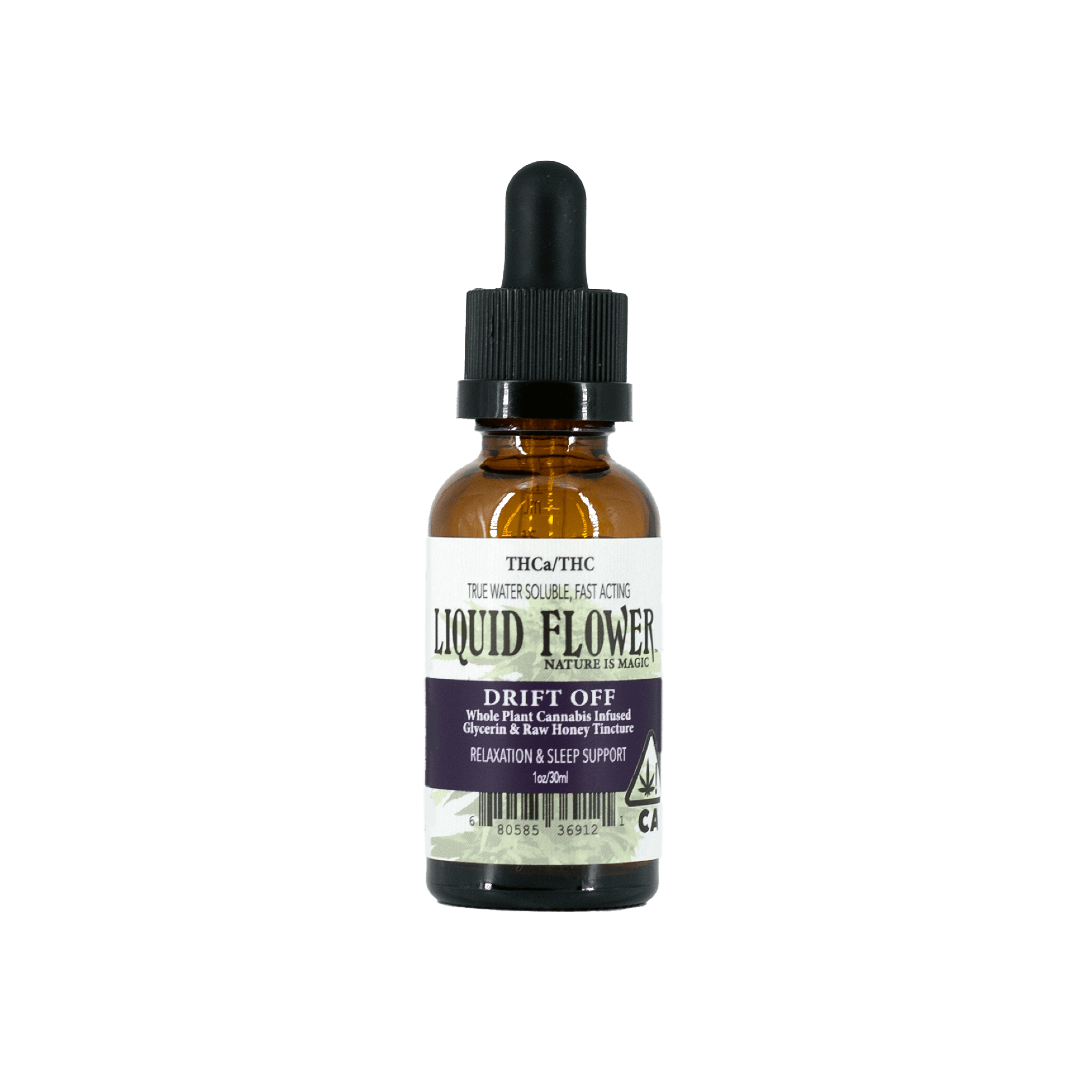 Liquid Flower | Tincture Drift Off Raw Honey & Glycerin | 250mg THC