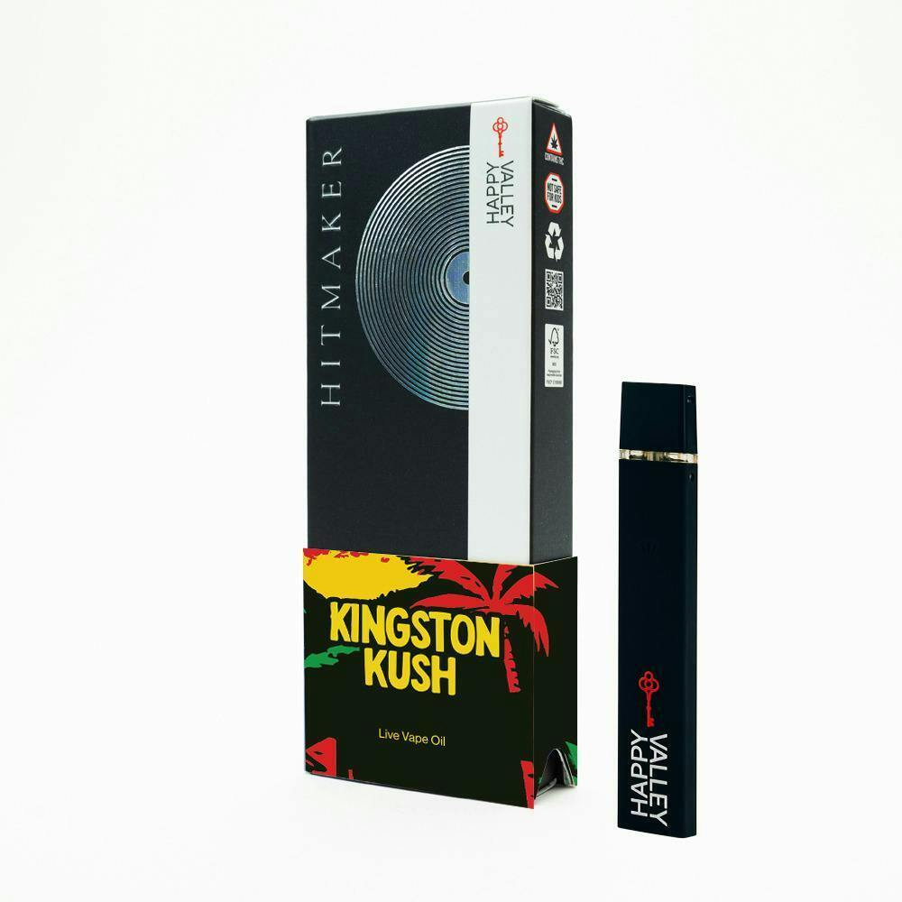 Kingston Kush | Hitmaker Vape Disposable 1g - Happy Valley