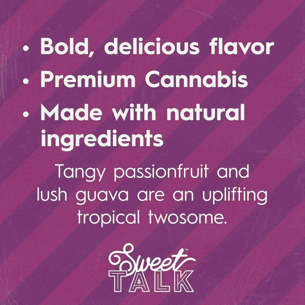 Sweet Talk | Guava Passionfruit Gummies | 100mg | 20ct | 5mg/ea