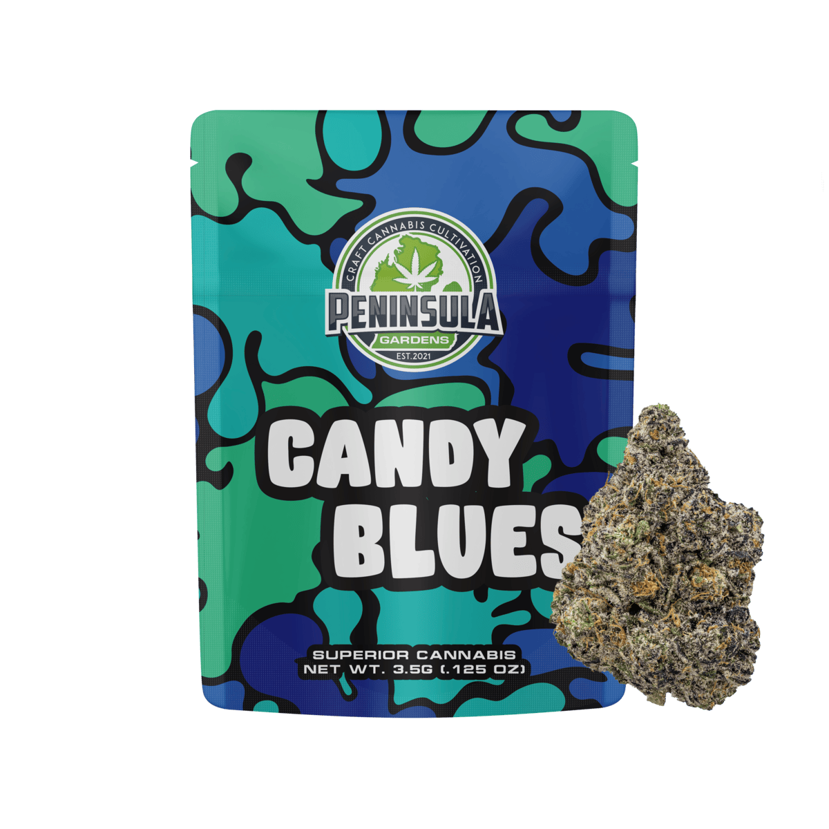 Peninsula Gardens | Candy Blues | Big Buds | 3.5g