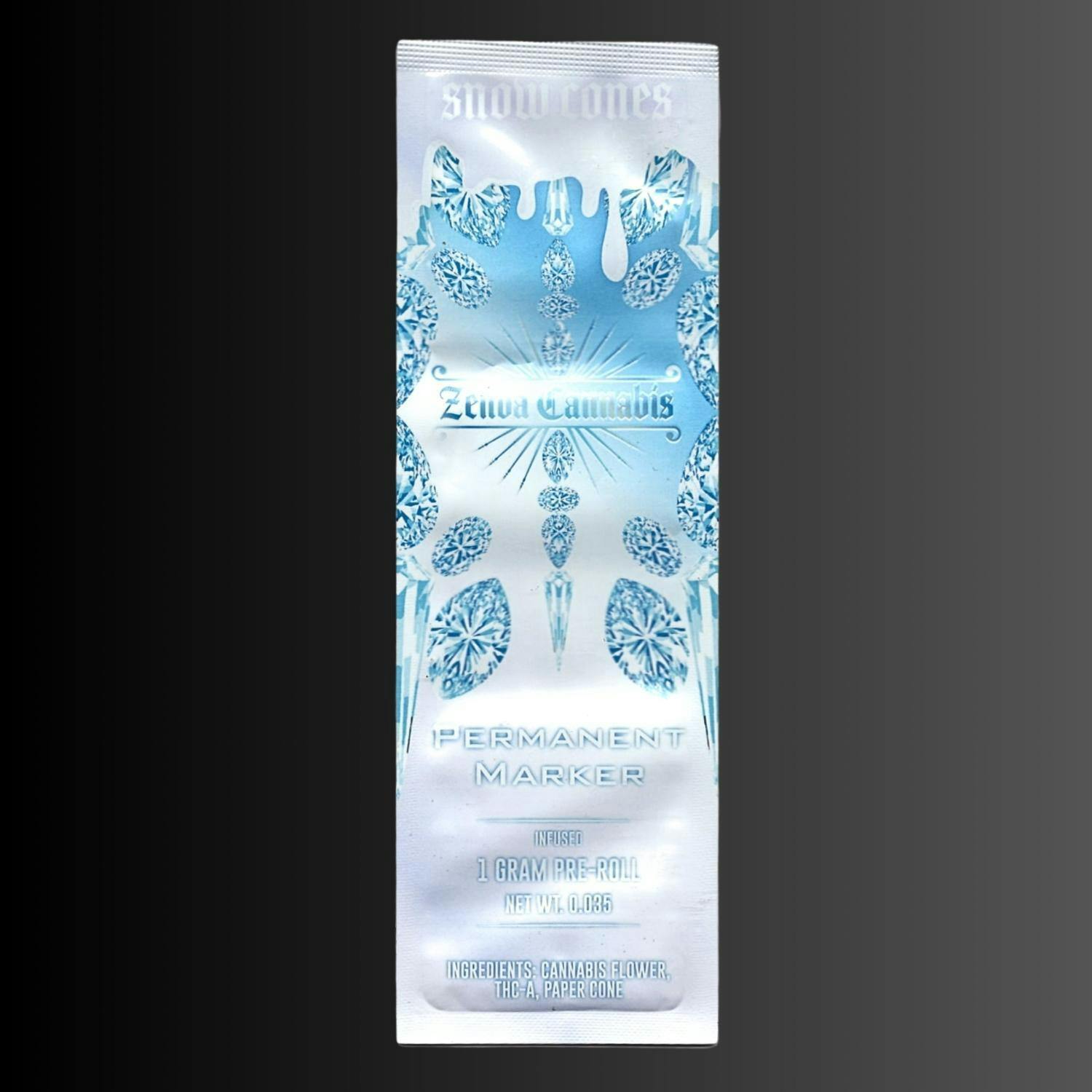 Snow Cone Infused Pre-Roll | Permanent Marker | 1g by Zenoa