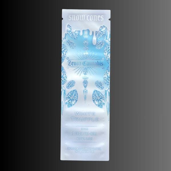 Snow Cones Isolate Infused Pre-Roll | White Truffle | 1g