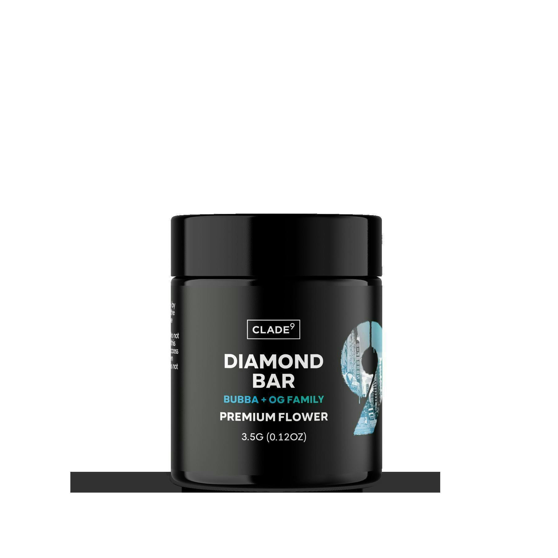 Clade9 - Diamond Bar Premium Flower 3.5g by Clade9