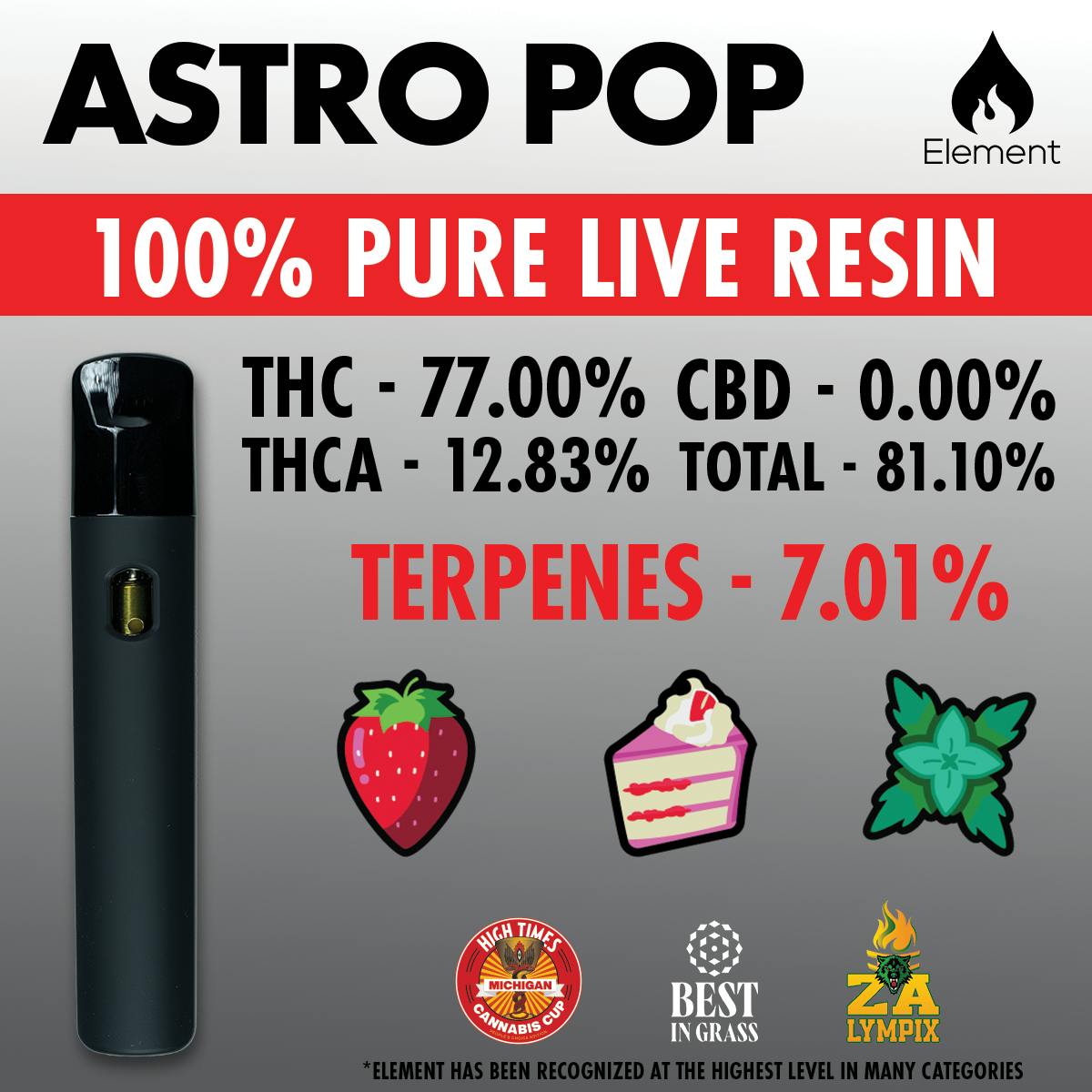 Pure Live Resin Disposables Astro