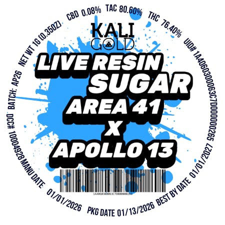 Kaligold extracts — Area 41 X Apollo 13