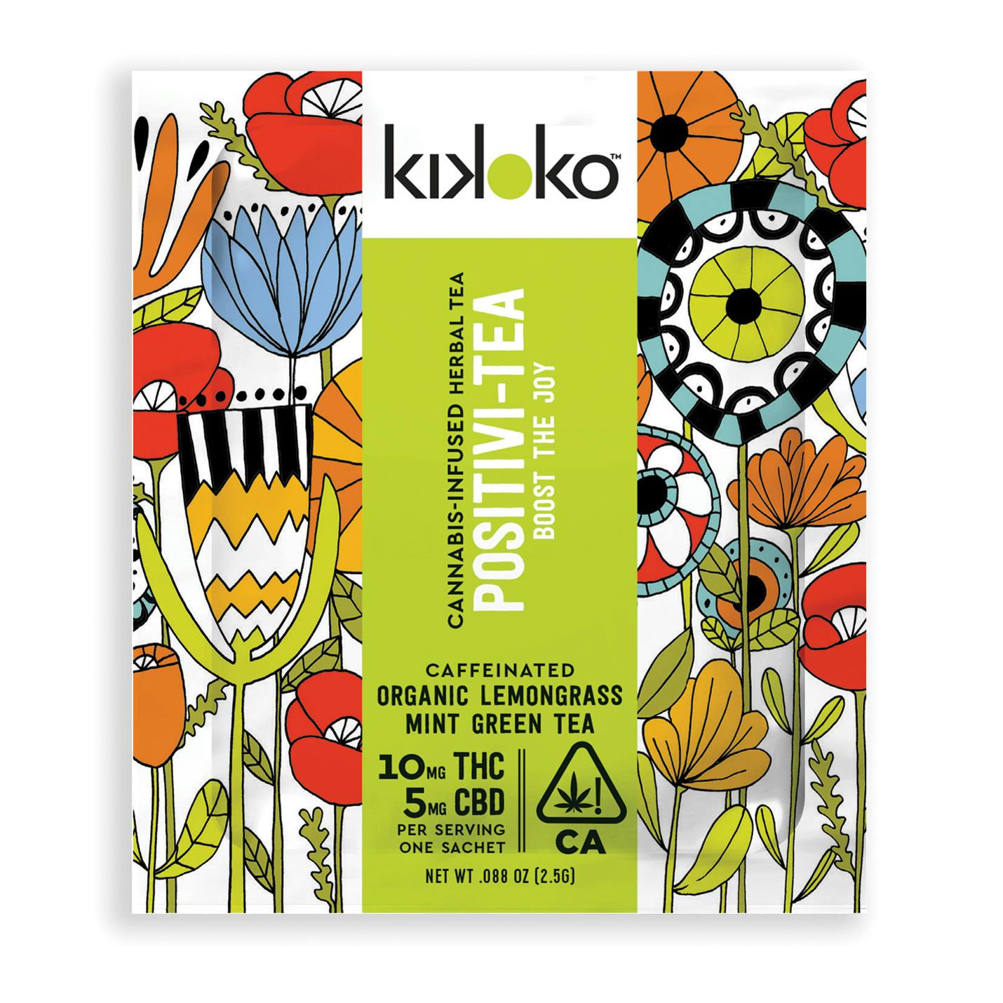 Positivi-Tea Single Serving | Mint Green Tea