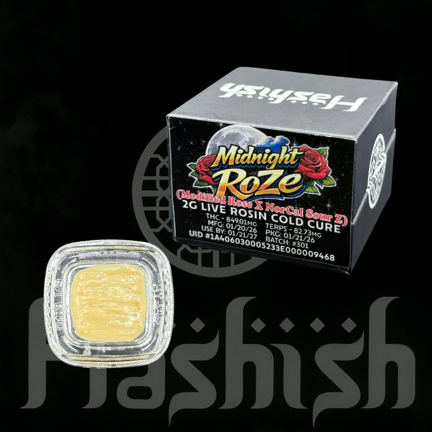 Midnight Roze | Live Rosin | Cold Cure Badder | 2g