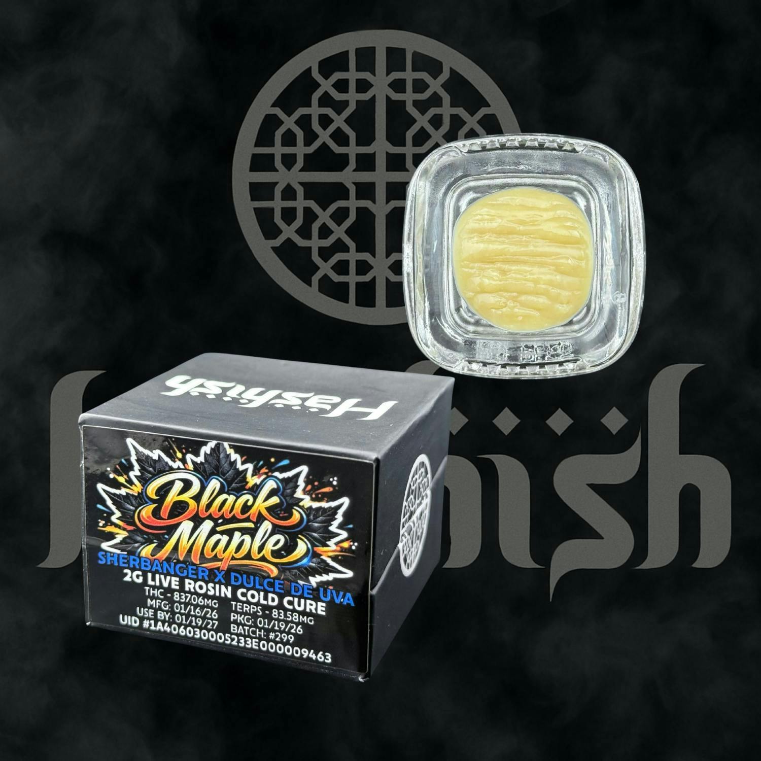 Black Maple | Live Rosin | Cold Cure Badder | 2g